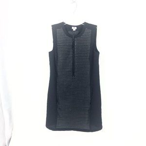 Worthington Black Sleeveless Dress Faux Leather